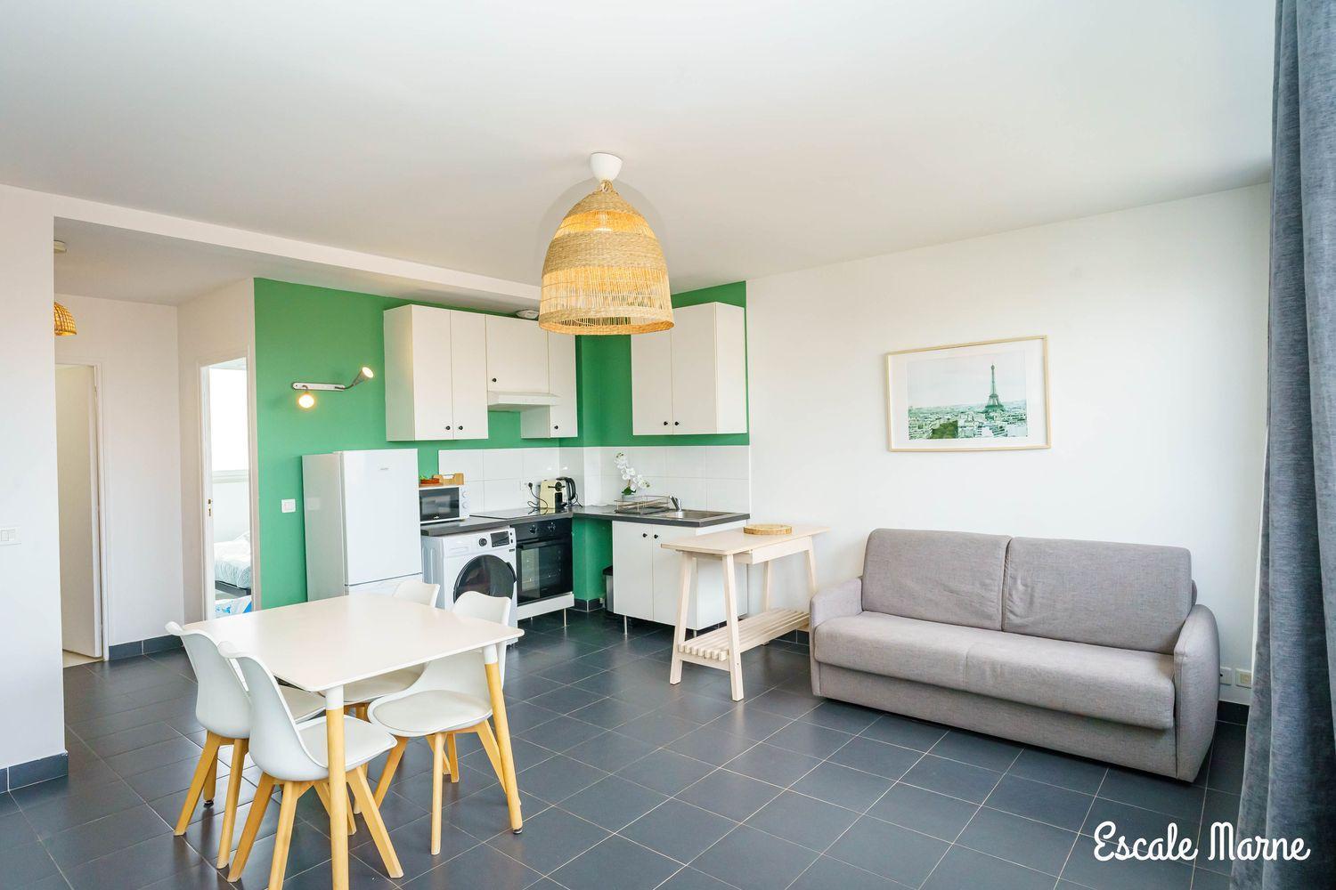 Escale-Marne Fr - 202 - Free Parking - Free Luggage Storage - All Equipped - Linen Included - Washing Machine - 10Mn Walk Metro 8 - Rer A - Panoramic View - From 1 To 14 Guests Maisons-Alfort Buitenkant foto