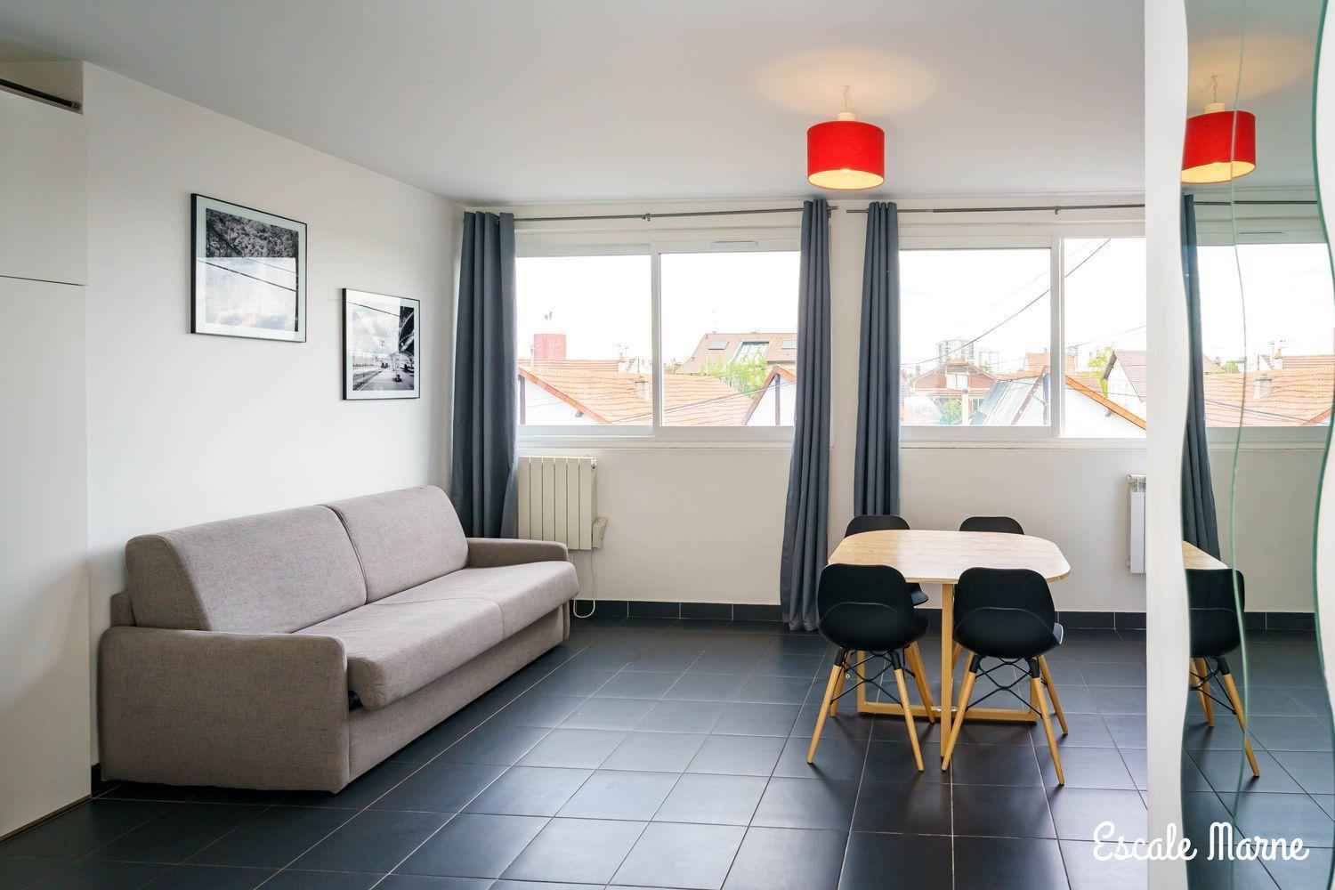 Escale-Marne Fr - 202 - Free Parking - Free Luggage Storage - All Equipped - Linen Included - Washing Machine - 10Mn Walk Metro 8 - Rer A - Panoramic View - From 1 To 14 Guests Maisons-Alfort Kamer foto