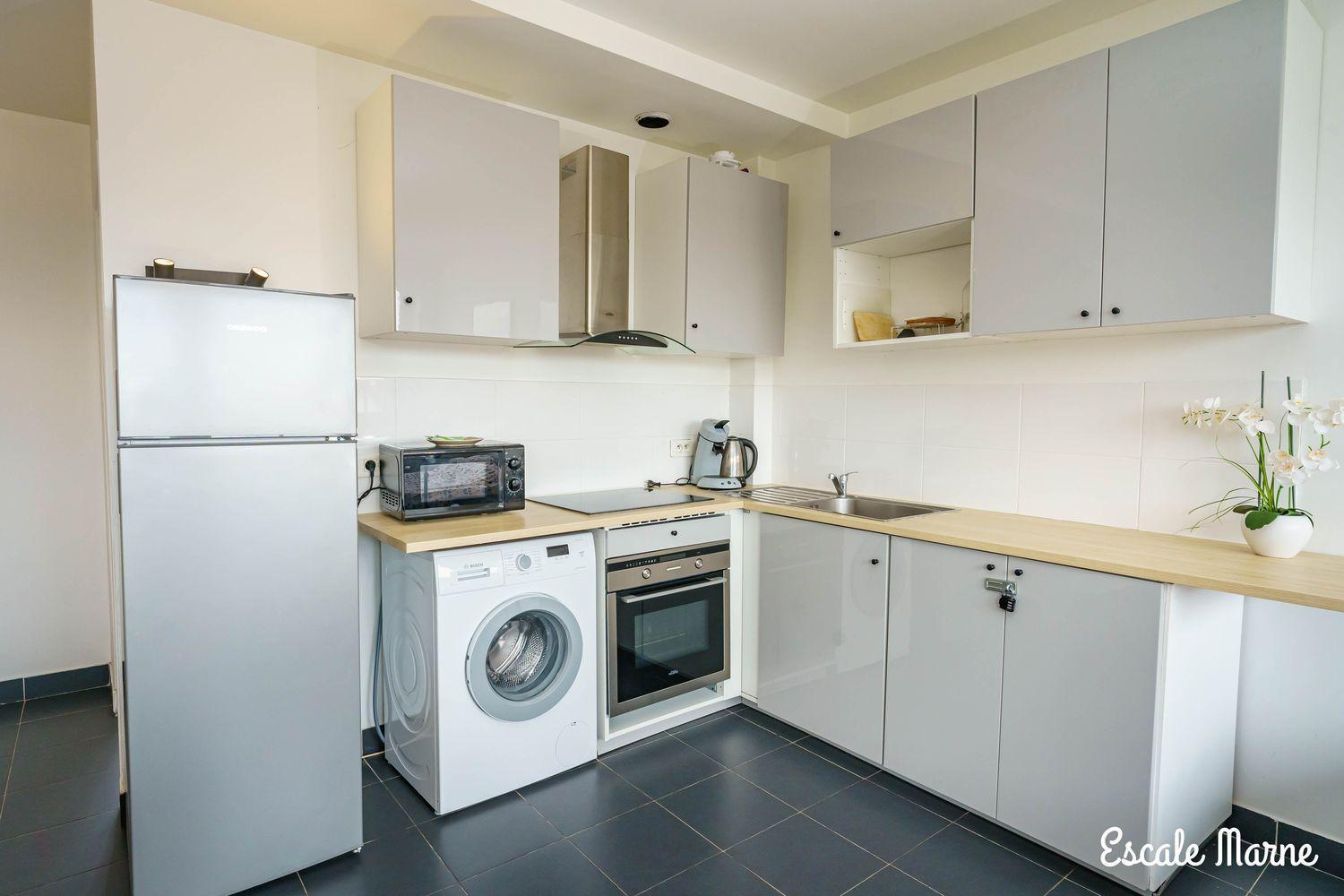 Escale-Marne Fr - 202 - Free Parking - Free Luggage Storage - All Equipped - Linen Included - Washing Machine - 10Mn Walk Metro 8 - Rer A - Panoramic View - From 1 To 14 Guests Maisons-Alfort Buitenkant foto