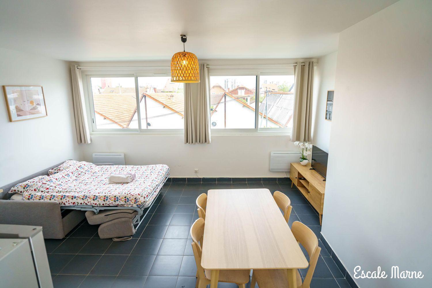 Escale-Marne Fr - 202 - Free Parking - Free Luggage Storage - All Equipped - Linen Included - Washing Machine - 10Mn Walk Metro 8 - Rer A - Panoramic View - From 1 To 14 Guests Maisons-Alfort Buitenkant foto